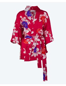 PAROSH Kimono con fantasia floreale