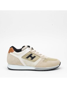 Sneakers Hogan H321 in pelle scamosciata beige