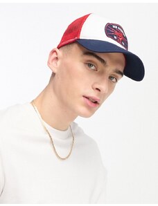 Ben Sherman - Cappellino trucker bianco e blu navy con logo
