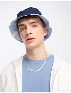 Ben Sherman - Cappello da pescatore double-face blu-Blu navy