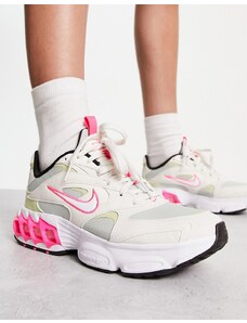 Nike Zoom - Air Fire - Sneakers color argento e rosa hyper