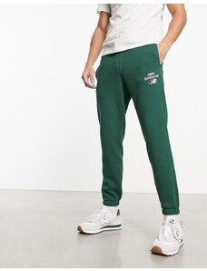 New Balance - Essentials Novelty - Pantaloni della tuta verdi-Verde