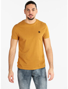Timberland T-shirt Manica Corta Da Uomo Con Logo Beige Taglia Xl