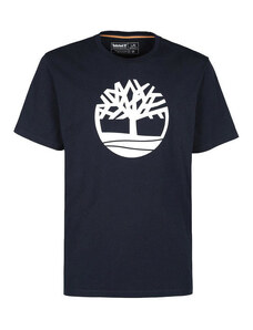 Timberland T-shirt Girocollo Manica Corta Uomo Blu Taglia Xl