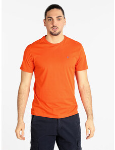 Napapijri Salis Ss Sum T-shirt Uomo In Cotone Manica Corta Arancione Taglia L