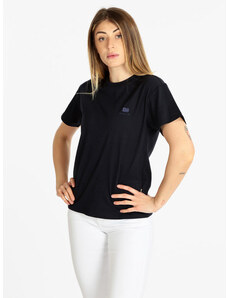 Napapijri S Nina T-shirt Donna Manica Corta Con Logo Blu Taglia Xl