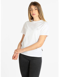 Napapijri S Nina T-shirt Donna Manica Corta Con Logo Bianco Taglia Xl