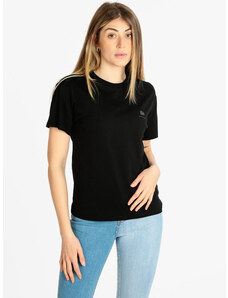 Napapijri S Nina T-shirt Donna Manica Corta Con Logo Nero Taglia L