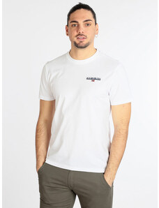 Napapijri S Ice Ss 2 T-shirt Uomo In Cotone Girocollo Manica Corta Bianco Taglia 3xl