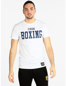 Xtreme Boxing T-shirt Manica Corta Uomo Con Scritta Bianco Taglia Xxl