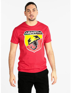 Abarth T-shirt Manica Corta Uomo Con Logo Rosso Taglia L