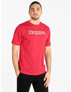 Kappa T-shirt Uomo Slim Fit In Cotone Manica Corta Rosso Taglia 3xl