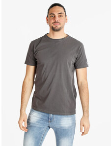 Baci & Abbracci T-shirt Uomo Manica Corta In Cotone Grigio Taglia Xxl