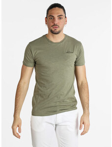 Coveri Collection T-shirt In Cotone Manica Corta Con Taschino Da Uomo Verde Taglia Xl