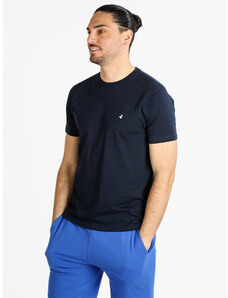 Navigare T-shirt Uomo Manica Corta In Cotone Blu Taglia Xxl