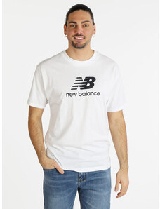 New Balance Mt31541wt T-shirt Manica Corta Uomo Con Scritta Bianco Taglia Xl