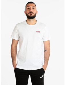 Lonsdale T-shirt Manica Corta Uomo In Cotone Bianco Taglia Xl
