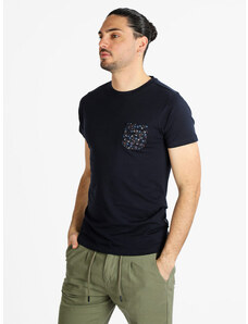 Coveri Collection T-shirt Manica Corta Uomo Con Taschino Blu Taglia L