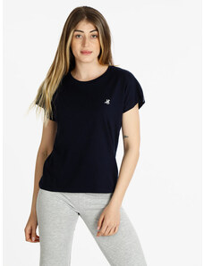 U.S. Grand Polo T-shirt Manica Corta Donna In Cotone Blu Taglia M