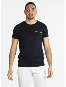 Coveri Collection T-shirt Manica Corta Con Taschino Ricamato Da Uomo Blu Taglia Xl