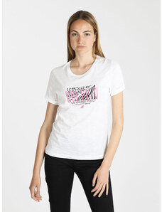 U.S. Grand Polo T-shirt Manica Corta Donna Con Stampa Bianco Taglia M