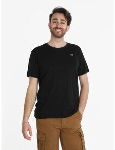 Norway T-shirt Uomo In Cotone Manica Corta Nero Taglia Xl