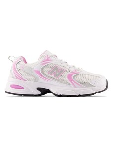New Balance - 530 - Sneakers bianche e rosa-Bianco