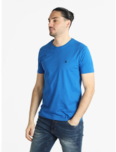 Coveri Moving T-shirt Manica Corta Uomo In Cotone Blu Taglia Xxl