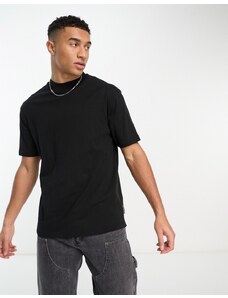 French Connection Mens French Connection - T-shirt oversize nera-Black