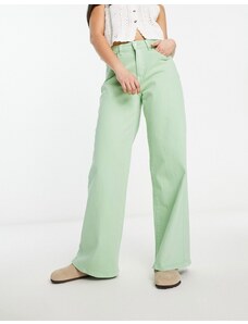 Urban Revivo - Jeans a fondo ampio verde pastello