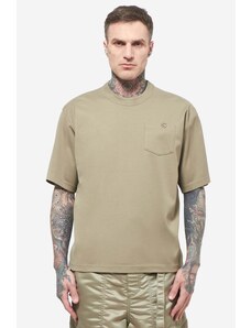 Sacai T-Shirt in cotone khaki