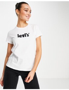 Levi's - The Perfect - T-Shirt color crema-Bianco