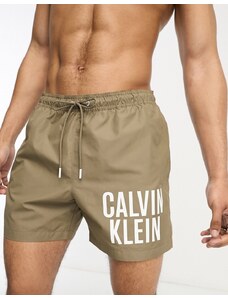 Calvin Klein - Intense Power - Pantaloncini da bagno verdi-Verde