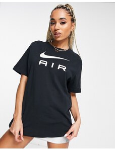 Nike - Air - T-shirt boyfriend nera-Nero