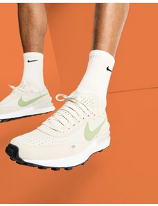 Nike - Waffle One - Sneakers in pelle crema-Bianco