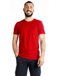 Be Board T-shirt Basic Uomo Manica Corta Rosso Taglia M