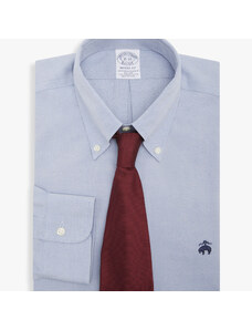 Brooks Brothers Camicia Azzurra Regular Fit Non-Iron in cotone con collo Button-Down - male Camicie eleganti Blu 17H