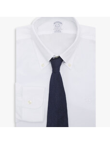 Brooks Brothers Camicia Bianca Regular Fit Non-Iron in cotone con collo Button-Down - male Camicie eleganti Bianco 16H
