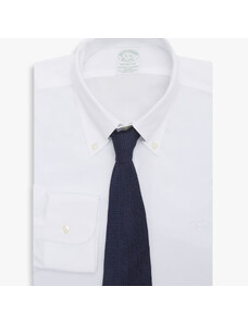 Brooks Brothers Camicia Bianca Slim Fit Non-Iron in cotone con collo Button-Down - male Camicie eleganti Bianco 17H