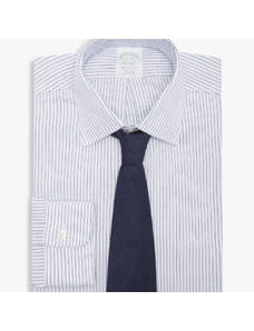 Brooks Brothers Camicia Blu Slim Fit Non-Iron in cotone con collo Ainsley - male Camicie eleganti Blu 18