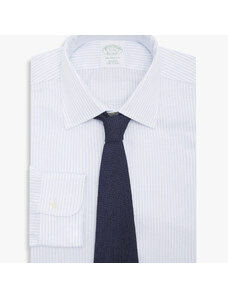 Brooks Brothers Camicia Blu Slim Fit Non-Iron in cotone con collo Ainsley - male Camicie eleganti Blu 18