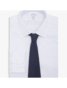 Brooks Brothers Camicia Blu Regular Fit Non-Iron in cotone con collo Ainsley - male Camicie eleganti Blu 17H