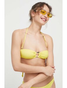 Trussardi top bikini colore giallo