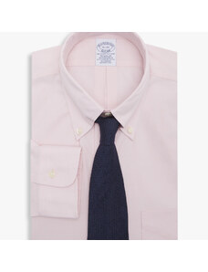 Brooks Brothers Camicia rosa pastello regular fit non-iron pinpoint con collo button-down - male Camicie eleganti Rosa pastello 16