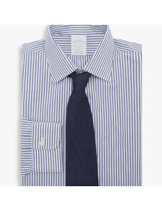 Brooks Brothers Camicia Blu Slim Fit Non-Iron in cotone con collo Ainsley - male Camicie eleganti Blu 17H
