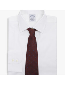 Brooks Brothers Camicia Bianca Regular Fit Non-Iron in cotone stretch con collo Ainsley - male Camicie eleganti Bianco 15H
