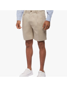 Brooks Brothers Shorts stretch con pince frontali - male Pantaloncini e Tuta Beige 32