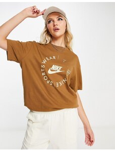 Nike - Sport Utility - T-shirt boyfriend marrone birra