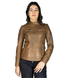 Leather Trend Vanessa - Giacca Donna Cuoio in vera pelle