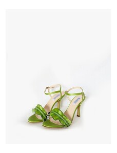 Guglielmo Bonini BONINI - Scarpe cerimonia con strass, Colore Verde, Taglia scarpe donna 37